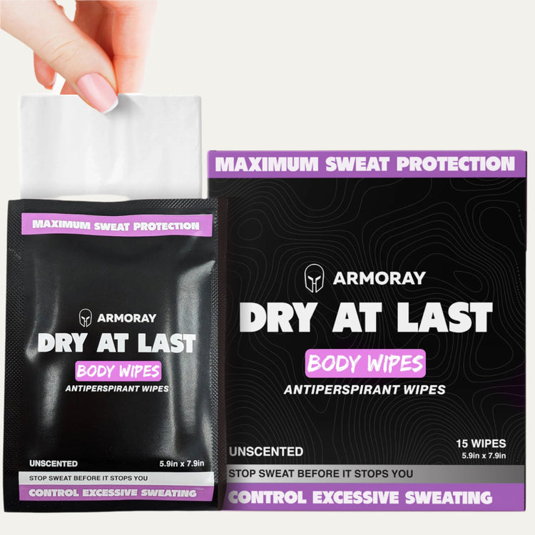 Dry At Last XL Body Antiperspirant Wipes