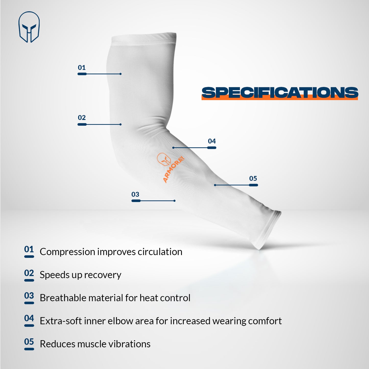 ANTI SLIP ARM SLEEVES