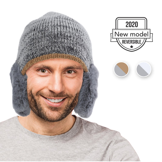 WINTER BEANIE WITH EAR MUFFS